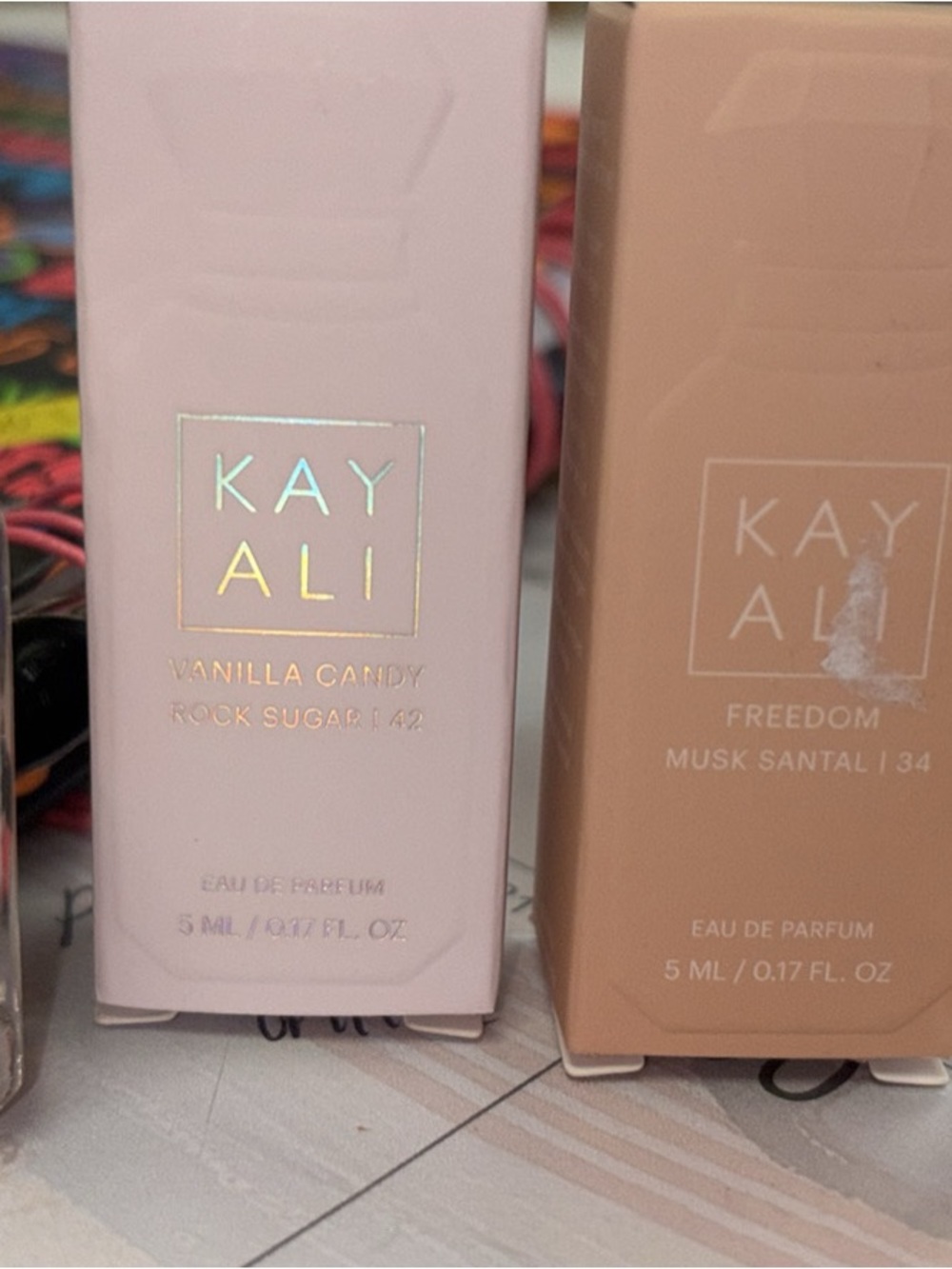 Kay Ali Vanilla Candy & Freedom mini perfume